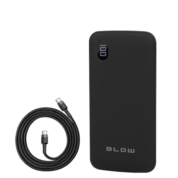 Повербанк (Power Bank) Blow 18W 20000mAh PB20D Black + кабель USB-C Type-C ЄС