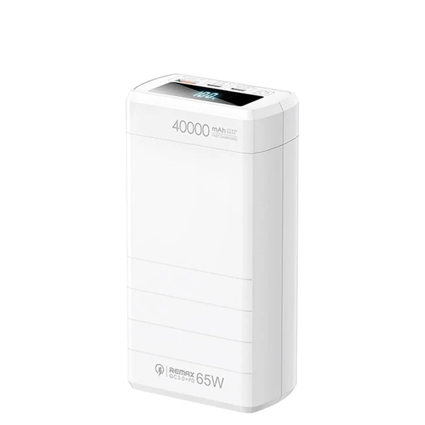 Повербанк (Power Bank) REMAX 65W 40000mAh RPP-310 White з підтримкою зарядки ноутбука