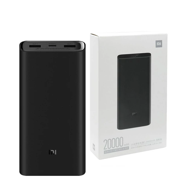 Повербанк (Power Bank) Xiaomi MI 50W 20000mAh Black з підтримкою зарядки ноутбука