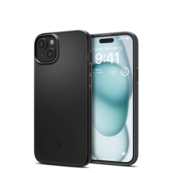 Чохол Spigen Thin Fit iPhone 15 Black Case ACS06776 ЄС