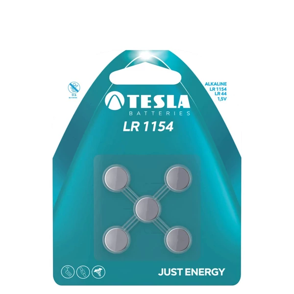 Батарейки Tesla LR 1154 (LR44) 1.5V (5 шт.)