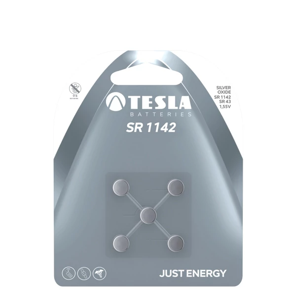 Батарейки Tesla SR1142 (SR43) 1.55V (5 шт.)