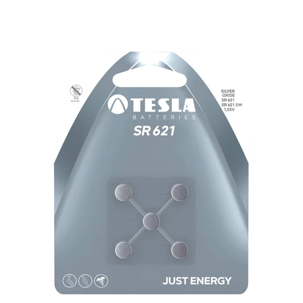 Батарейки Tesla SR621 (SR621SW) 1.55V (5 шт.)