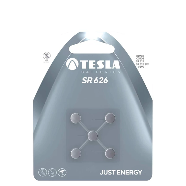 Батарейки Tesla SR626 (SR626SW) 1.55V (5 шт.)