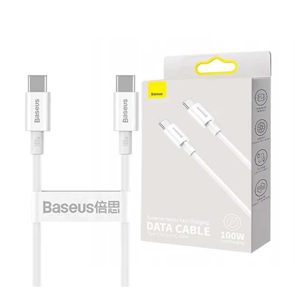 Кабель USB-C Type-C Baseus CATYS-B02 (100 см.) White