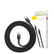 Кабель USB-C Type-C Baseus CATKLF-GG1 3A PD 2.0 60W Flash Charging (100 см.) ЄС