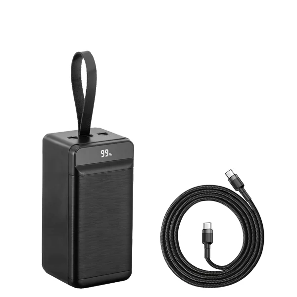 Повербанк (Power Bank) XO 22.5W 80000mAh PR160 Black + кабель USB-C Type-C ЄС