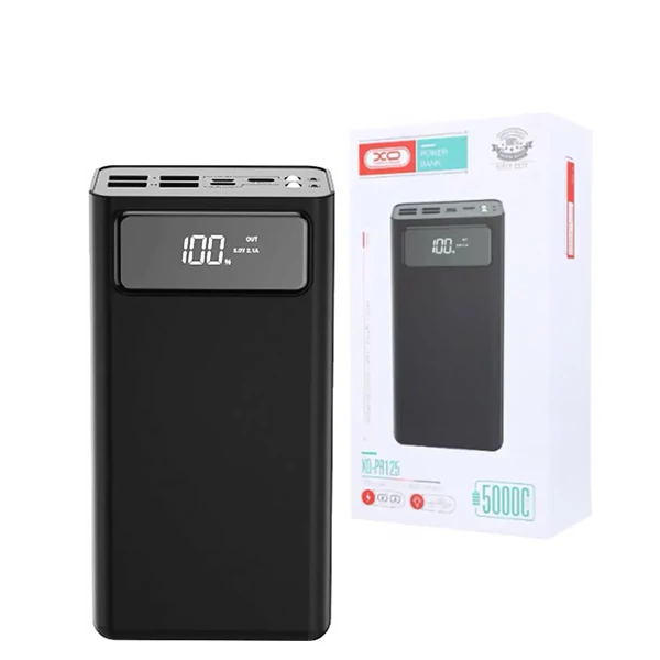 Повербанк (Power Bank) XO PR125 50000mAh Black