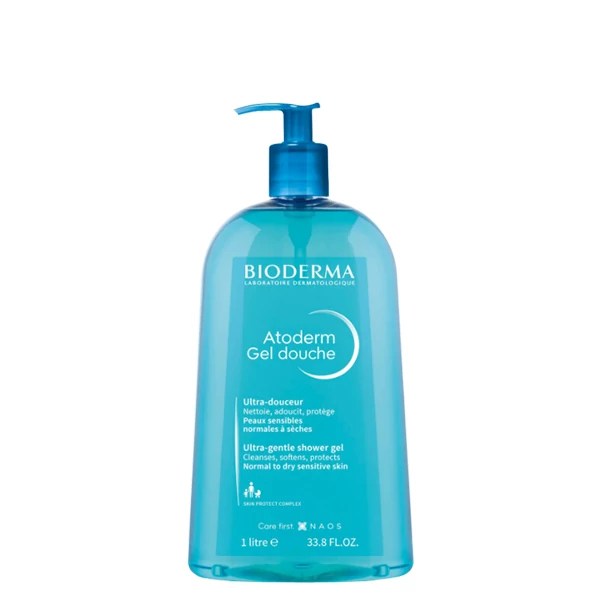 Гель для душу Bioderma Atoderm Gentle Shower Gel для сухої та чутливої шкіри (1 л.) ЄС