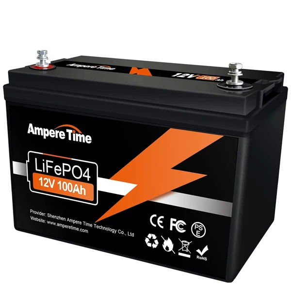 Акумулятор Ampere Time LiFePO4 12V 100Ah 1280W ЄС