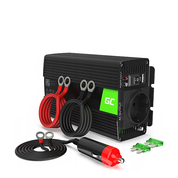 Green Cell DC-AC (24V/230V 300/600W) Інвертор (Чиста синусоїда) INV14