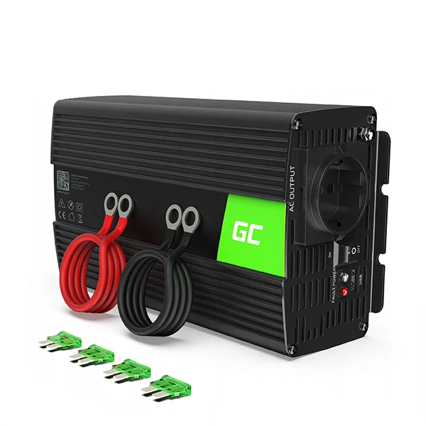 Green Cell DC-AC (24V/230V 1000/2000W) Інвертор (Чиста синусоїда) INV18