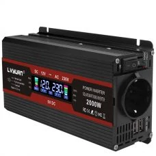  Lvyuan DC-AC (12V/230V 800/2000W) Інвертор (Модифікована синусоїда) SB-122