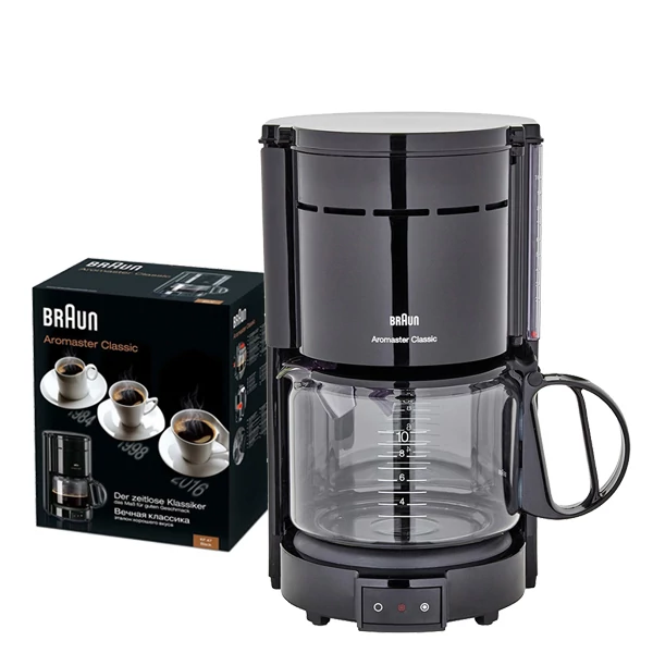 Кавоварка крапельна Braun Aromaster Classic KF 47/1 Black ЄС