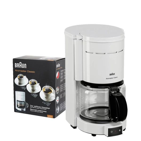 Кавоварка крапельна Braun Aromaster Classic KF 47/1 White ЄС