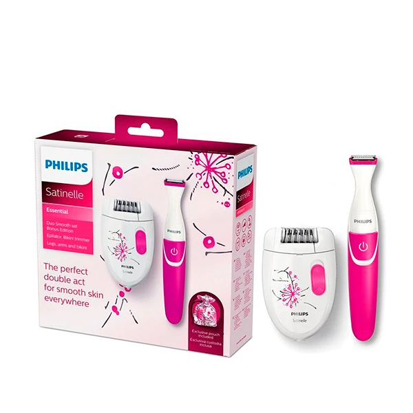 Епілятор Philips Satinelle Essential HP6548/01 + тример ЄС