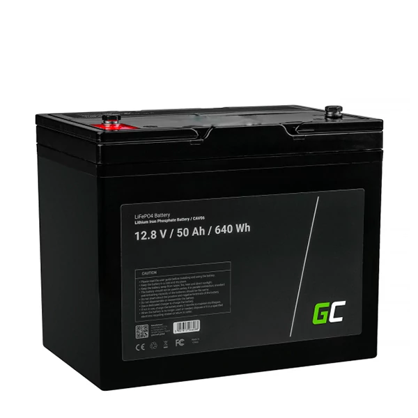 Акумулятор Green Cell CAV06 LiFePO4 50Ah 12.8V 640Wh ЄС