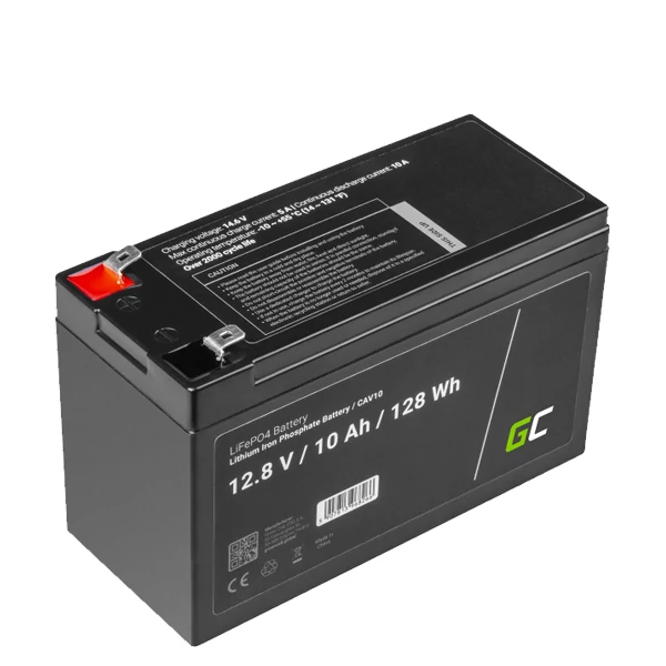 Акумулятор Green Cell CAV10 LiFePO4 10Ah 12.8V 128Wh ЄС
