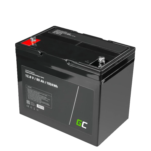 Акумулятор Green Cell CAV12 LiFePO4 80Ah 12.8V 1024Wh ЄС