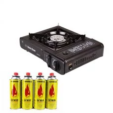 Плитка газова Happy Home BDZ-155-A + 4 газові балони