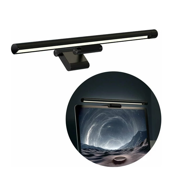 Настільна лампа Baseus DGIWK-B01 i-wok Series USB Stepless Dimming Screen Handing Light Black Офісна ЄС
