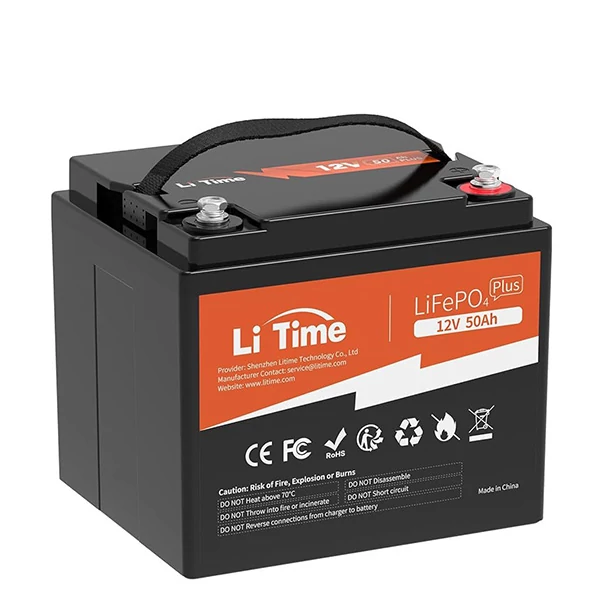 Акумулятор LiTime LiFePO4 12V 50Ah 640Wh ЄС