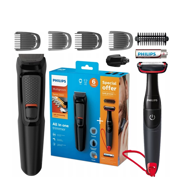 Мультигрумер Philips Series 3000 MG3710/85 + BG105