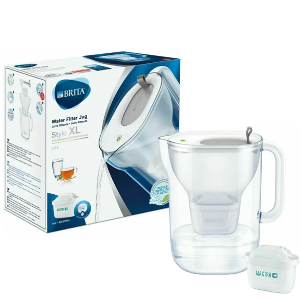 Фільтр-глечик BRITA Style XL Silver + картридж Pure Performance ЄС