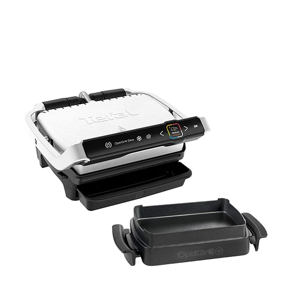 Електрогриль Tefal GC750D30 OptiGrill Elite + Змінна пластина OptiGrill + XA725870 для запікання ЄС