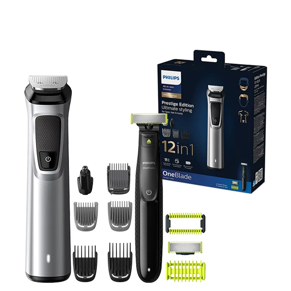 Мультигрумер Philips MG9710/90 Series 9000 + OneBlade 12в1