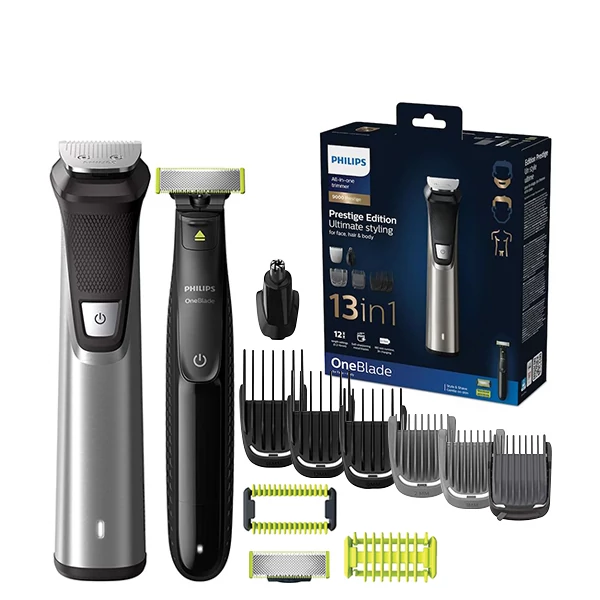 Мультигрумер Philips MG9720/90 Series 9000 + OneBlade 13в1