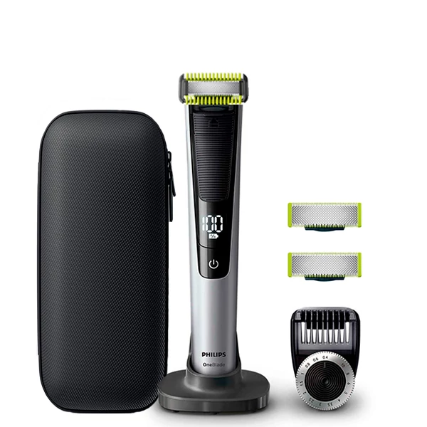 Тример Philips OneBlade QP6520 Body Kit + Face - 3 насадки + футляр QP150