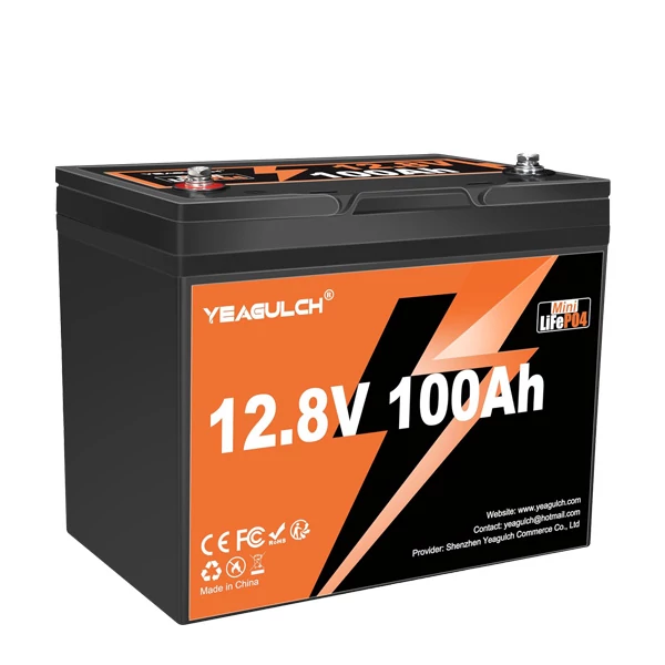 Акумулятор YEAGULCH Mini LiFePO4 12.8V 100Ah 1280Wh (‎AUYS95347-00) ЄС