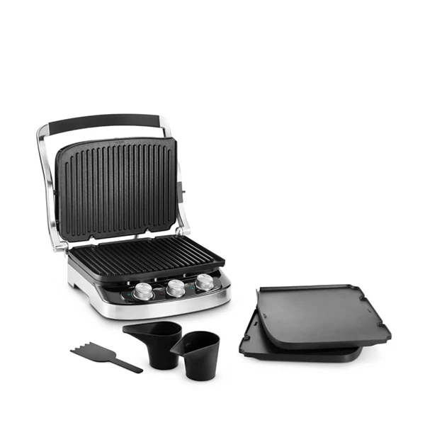Електрогриль Delonghi CGH 912 Steel BK Прижимний ЄС