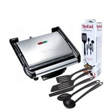 Електрогриль Tefal GC241D38 Panini Grill притискний + Кухонний набір Bienvenue (K001A504) ЄС