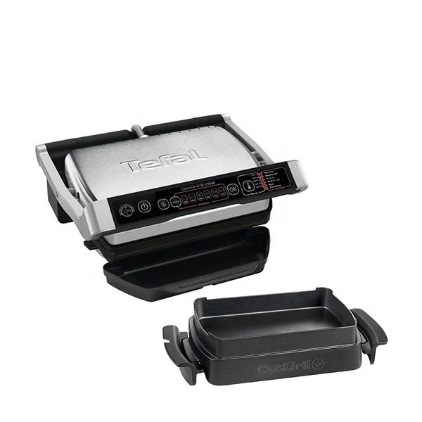 Електрогриль Tefal GC706D34 OptiGrill + Змінна пластина OptiGrill + XA725870 для запікання ЄС