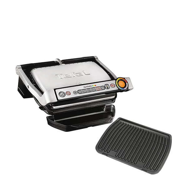 Електрогриль Tefal GC712D OptiGrill + Верхня пластина Tefal TS-01039390 ЄС
