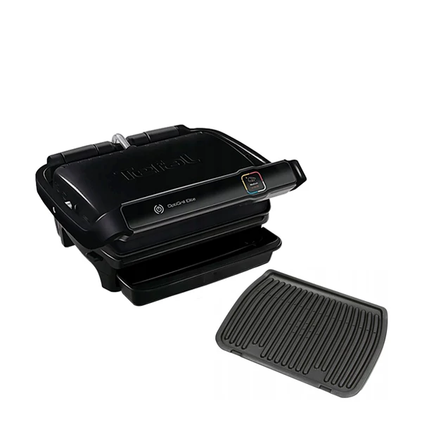 Електрогриль Tefal GC750830 OptiGrill Elite Black + Верхня пластина Tefal TS-01039390 ЄС