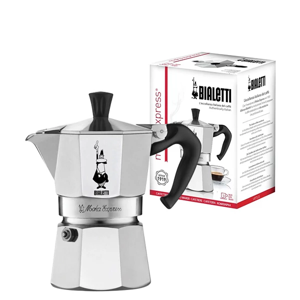 Кавоварка гейзерна Bialetti Moka Express 3TZ (0001162) ЄС