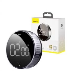 Таймер кухонний Baseus ACDJS-01 Heyo Rotation Countdown Timer Black