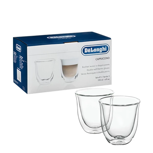 Склянки DeLonghi Creamy Collection Cappuccino 190 мл (2 шт.) ЄС