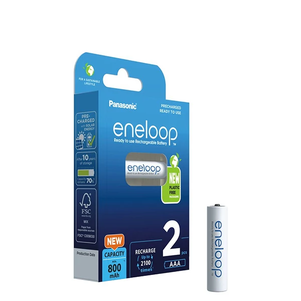 Акумулятор Panasonic Eneloop BK-4MCDE/2BE AAA 800mAh NiMH (2 шт.) ЄС