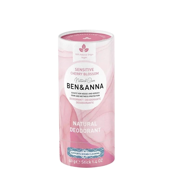 Дезодорант Ben &amp; Anna Natural Deodorant Soda Free Japanese Cherry Blossom Sensitive (40 г.) ЄС