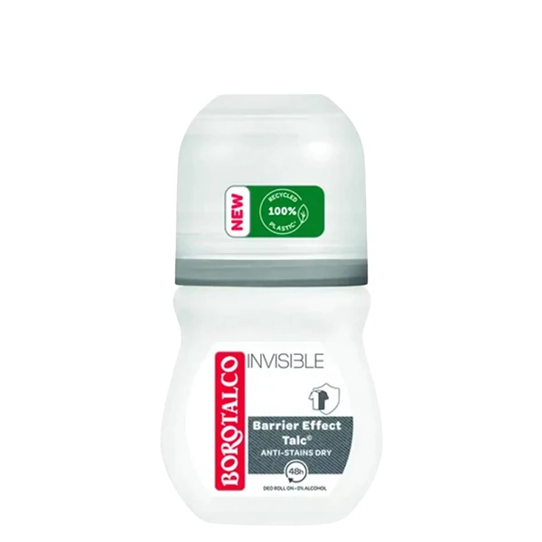 Кульковий дезодорант Borotalco Invisible (50 мл.) ЄС