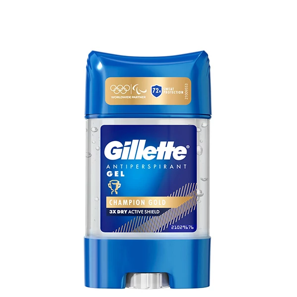 Гелевий дезодорант-антиперспірант Gillette Champion Gold (70 мл.) ЄС