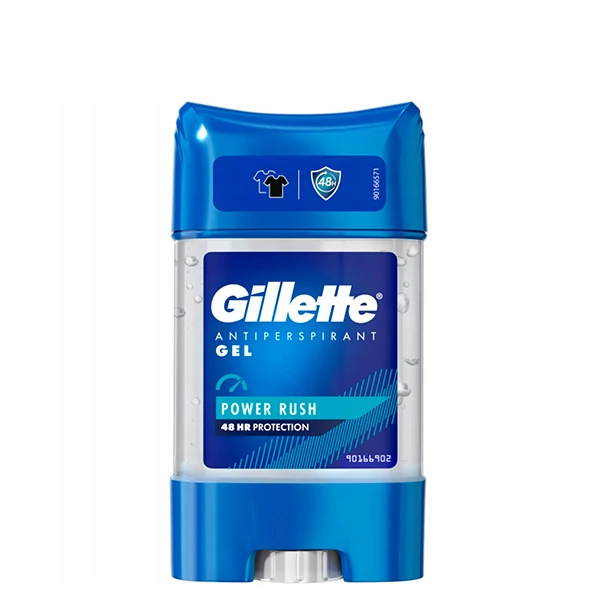 Гелевий дезодорант-антиперспірант Gillette Power Rush (70 мл.) ЄС