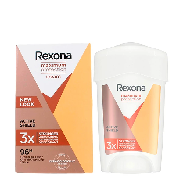 Кремовий дезодорант Rexona Maximum Protection Active Shield (45 мл.) ЄС