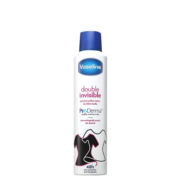 Антиперспірант-спрей Vaseline Double Invisible ProDerma (250 мл.) ЄС