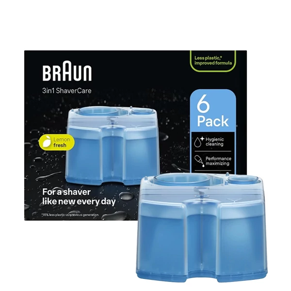 Картридж Braun CCR Clean &amp; Renew (6 шт.) Рідина для чищення електробритв