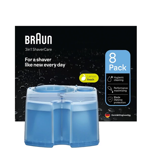 Картридж Braun CCR Clean &amp; Renew (8 шт.) Рідина для чищення електробритв ЄС